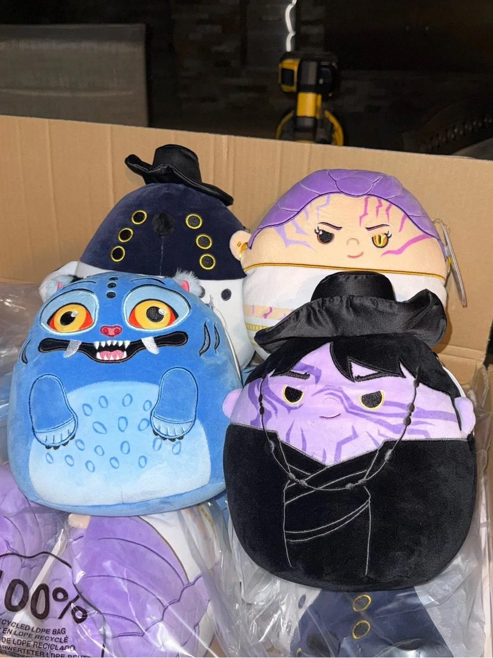 Squishmallows KPop Demon Hunters 8” Plush Set of 4 – Rumi, Juni, Sussie & Derpy